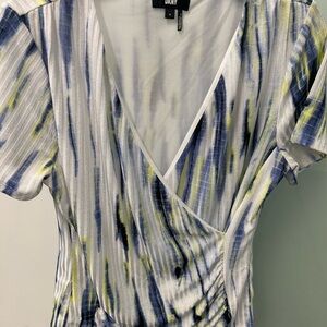 DKNY rushed fitted top